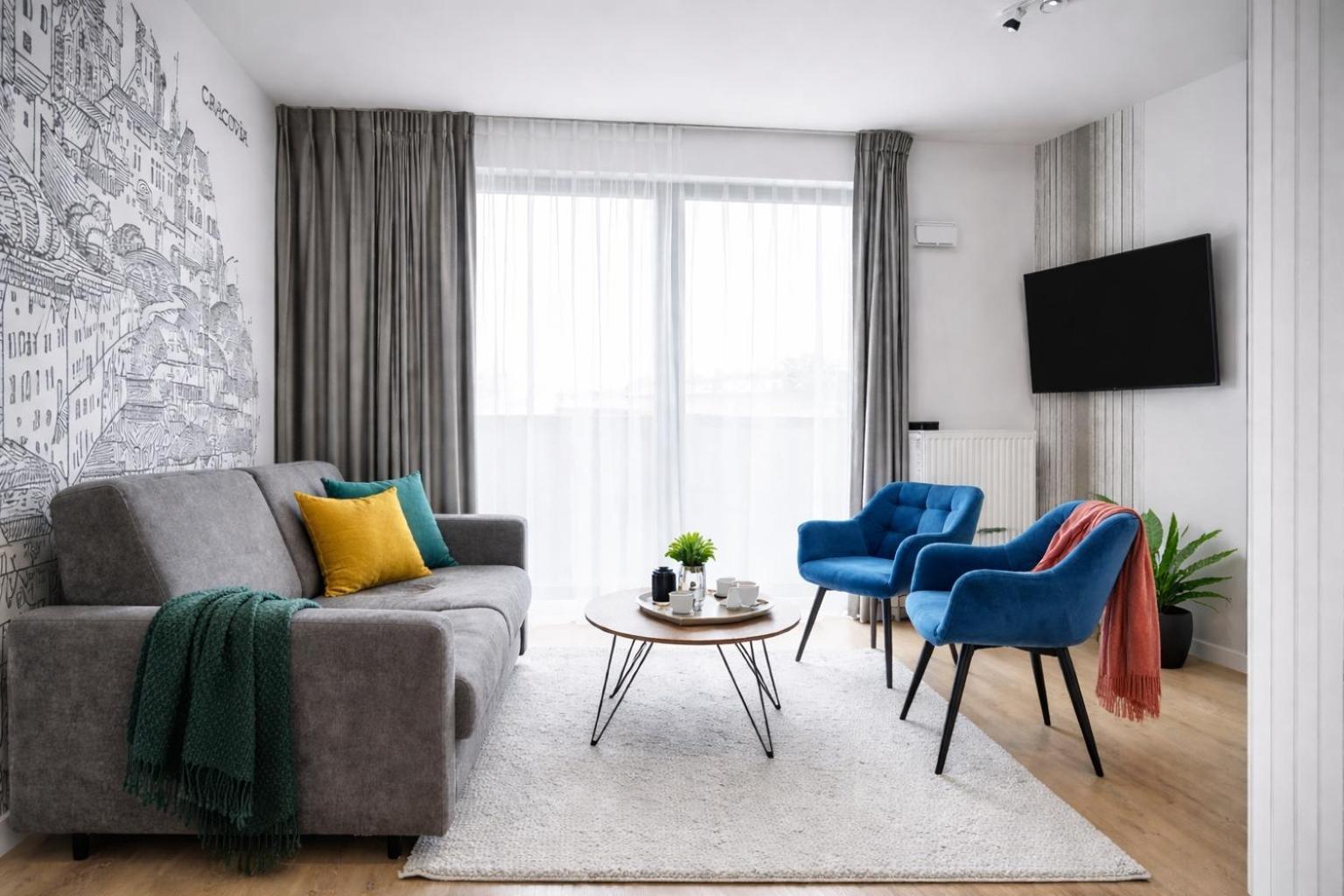 Inpoint Apartments G15 Near Old Town & Kazimierz District & Optional Paid Parking, Krakow